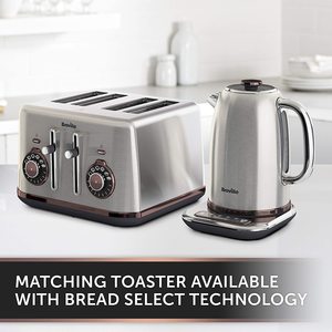 Breville VKT159 Temperature Select Kettle with a matching toaster.