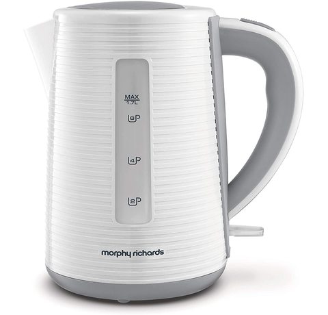 Side view of the Morphy Richards Arc Kettle.