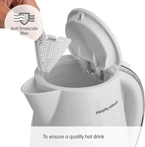 Morphy Richards Dune Kettle's limescale filter.