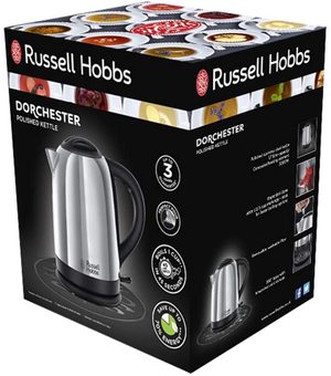 Russell Hobbs 20095 Dorchester Kettle boxed and ready to go.