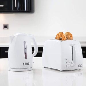 Russell Hobbs 21270 Textures Plastic Kettle and matching toaster.