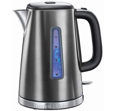 Side view of the Russell Hobbs 23211 Luna kettle.
