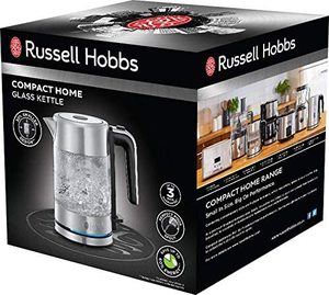 Russell Hobbs 24191 Compact Glass Kettle's delivery box.