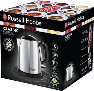 Russell Hobbs 24990 Small Electric Kettle packaged.