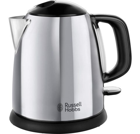 Side view of the Russell Hobbs 24990 Small Electric Kettle.