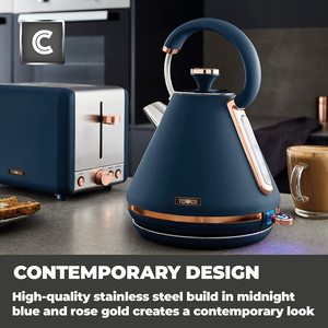 Tower Cavaletto Kettle with a matching toaster.