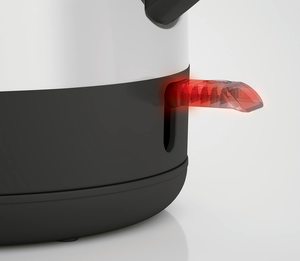 Breville VKJ954 Vista Kettle's illuminating power switch.