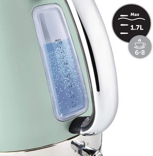 Breville VKJ998 Strata Electric Kettle's water gauge.