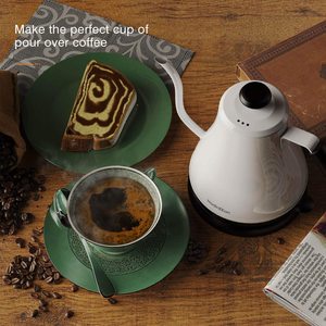 HadinEEon Gooseneck Kettle in a kitchen.