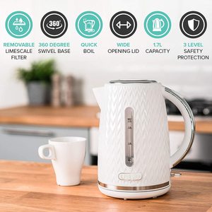 Livivo Taurus Kettle in a kitchen.