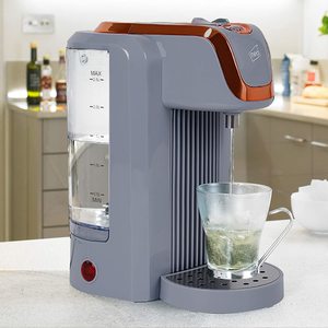 Neo Hot Water Dispenser on display in a kitchen.