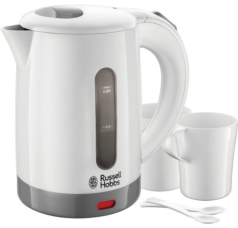 Main view of the Russell Hobbs 23840 Compact Travel Electric Kettle.
