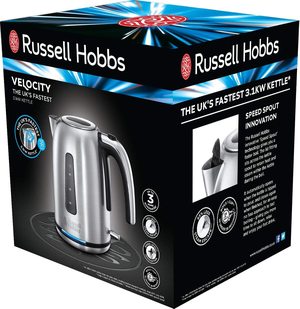 Russell Hobbs 23940 Velocity Kettle boxed up.