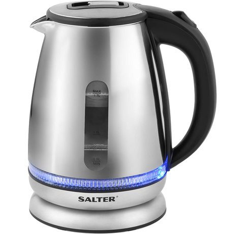 Main view of the Salter Mirror Glass Kettle.